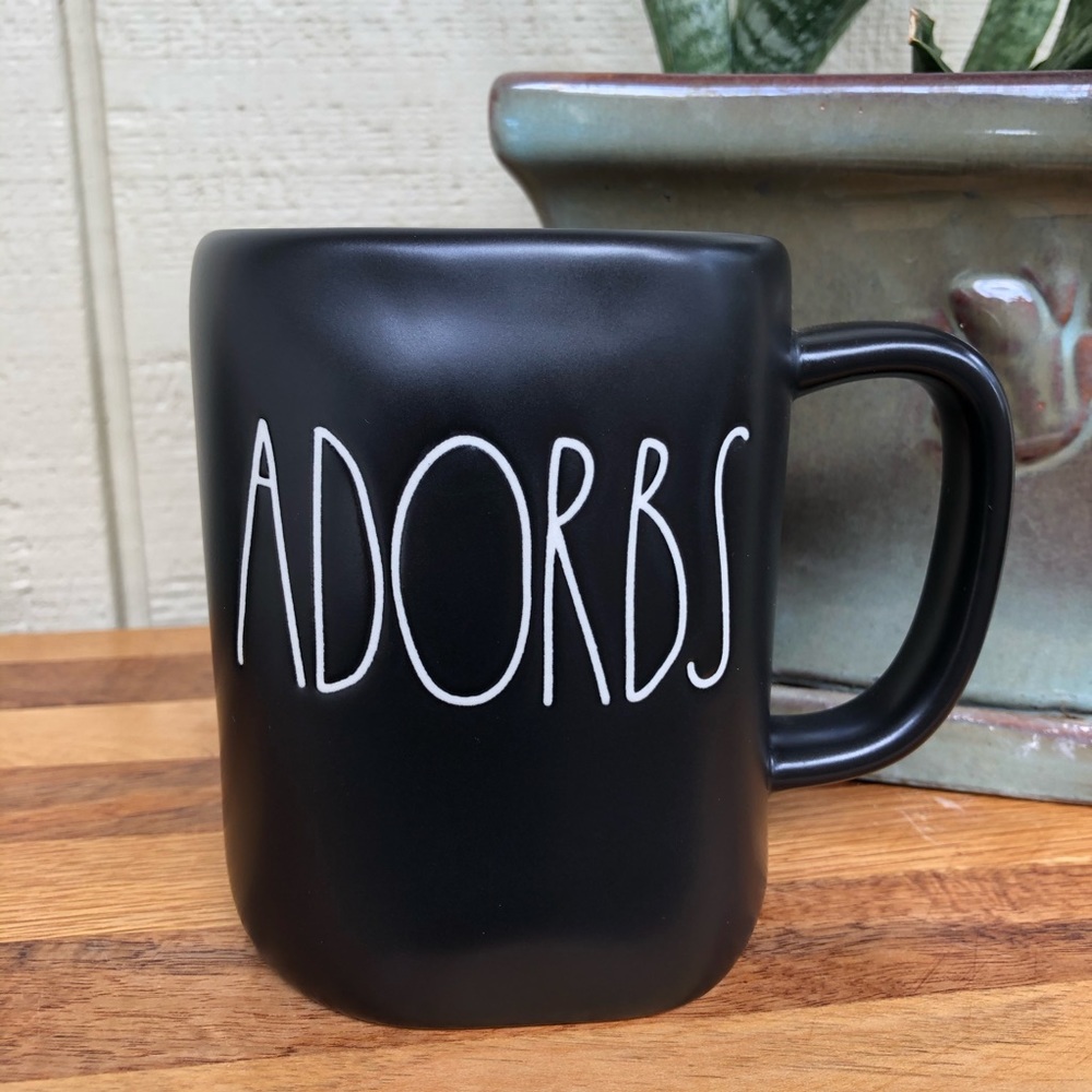 Rae Dunn “ADORBS” mug